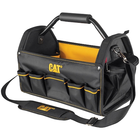 Cat Tote, Black/Yellow, Polyester 240046